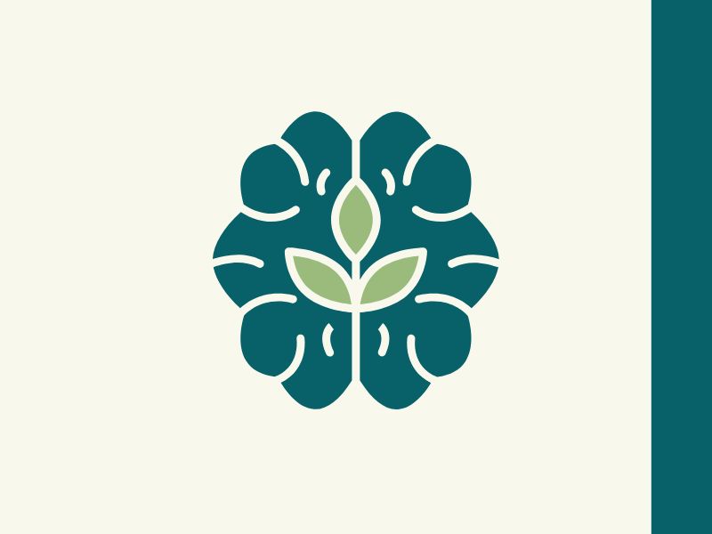 Cannabis leaf diagram overlapped over human brain