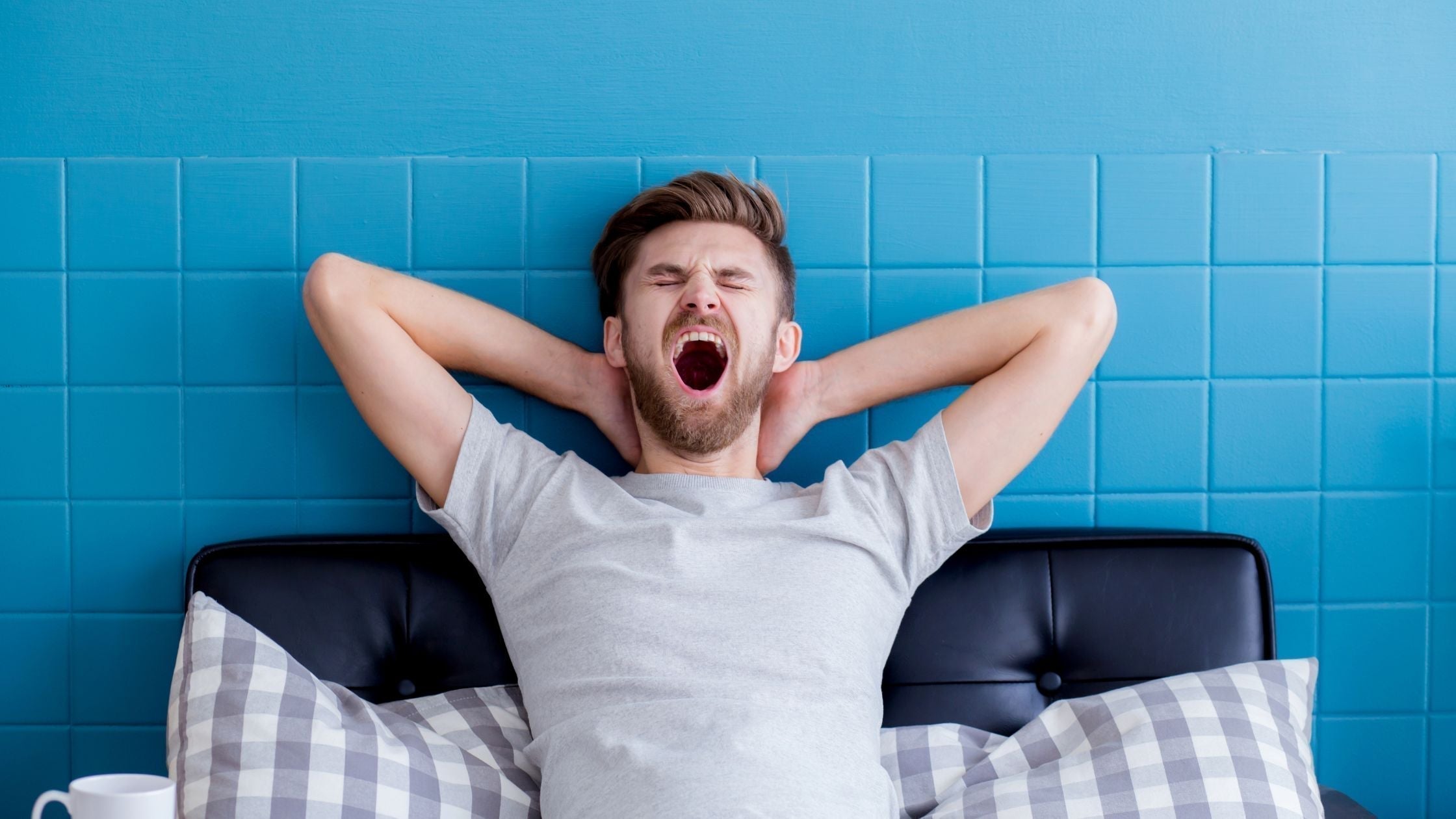 Man Sleepy from taking CBD oil