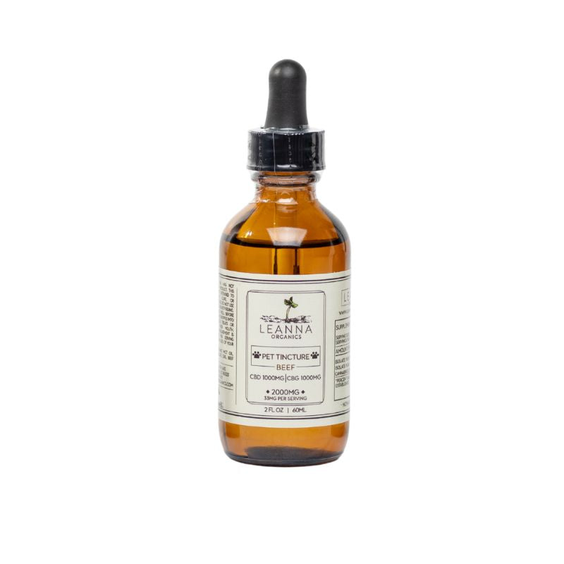 Leanna Organics CBD and CBG oil for pets
