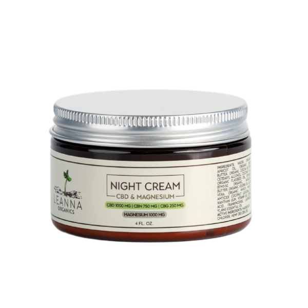 CBD Magnesium Night Cream - Soothing Relief for Restful Nights