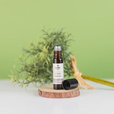 CBD lip gloss Leanna Organics peppermint