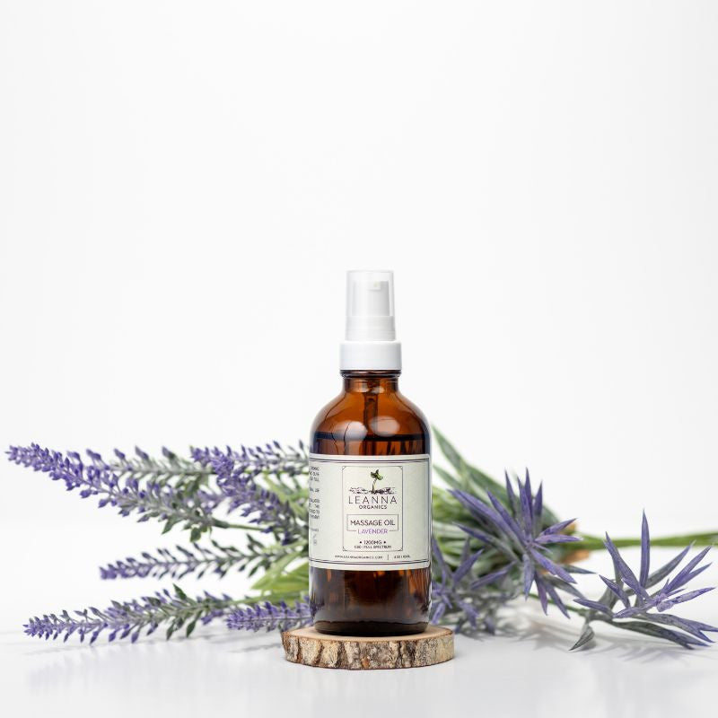 CBD massage oil lifestyle