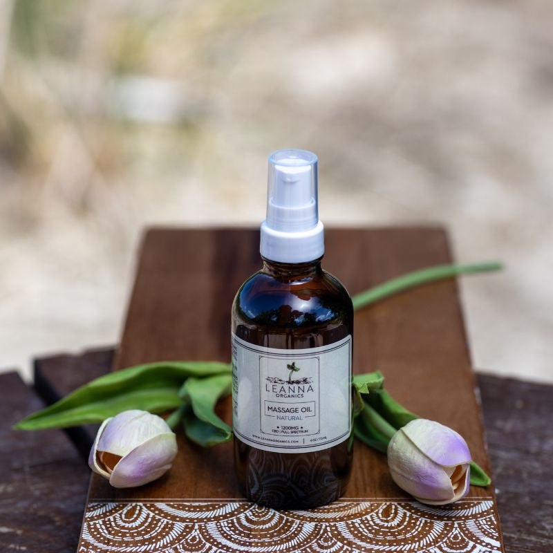 CBD massage oil lifestyle