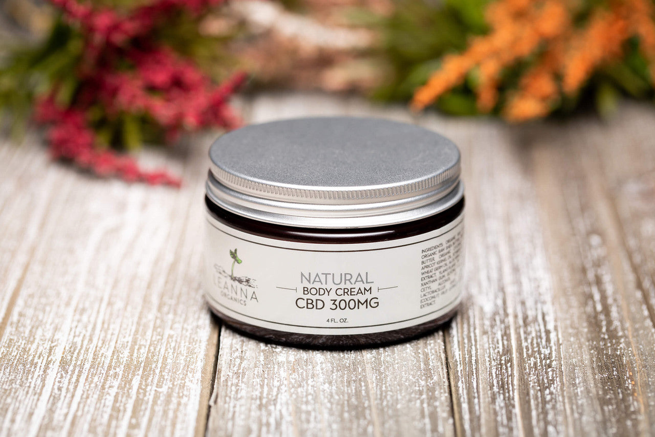 Leanna Organics CBD body cream natural