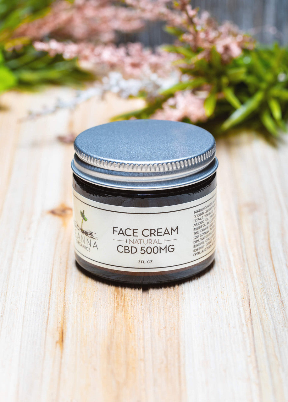 Leanna Organics CBD face cream lifestyle