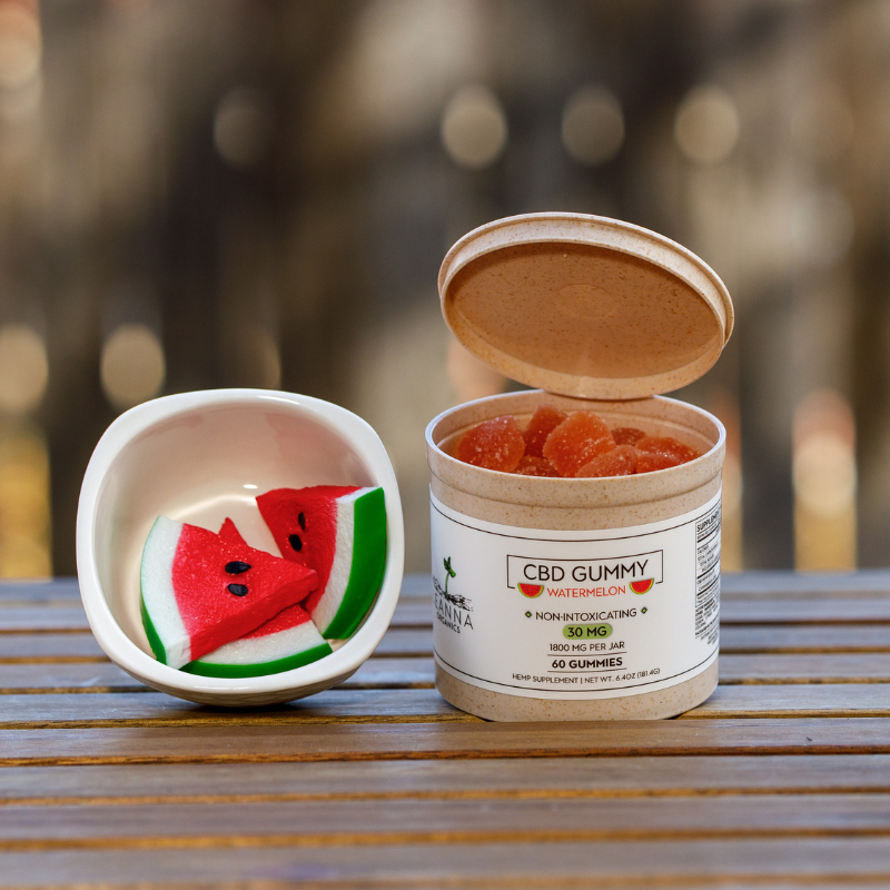 Watermelon CBD gummy